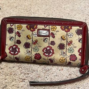 Floral Fossil wallet